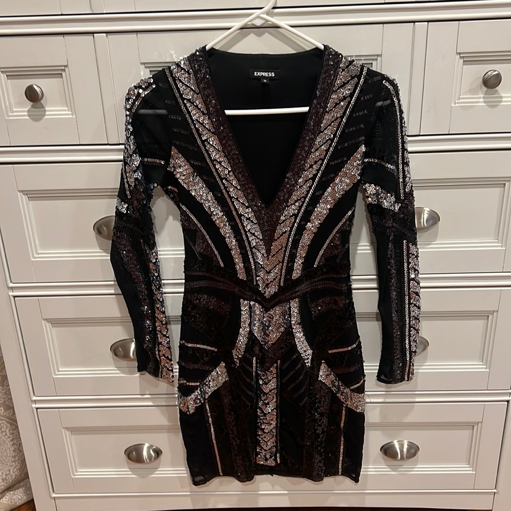 Multicolor Sequin Dress - image 1